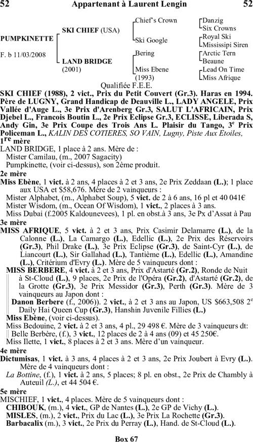 Miniature pedigree