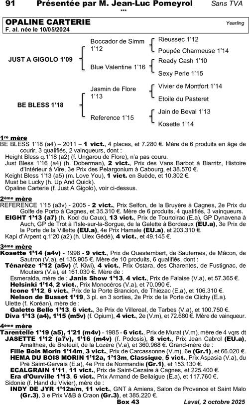 Miniature pedigree
