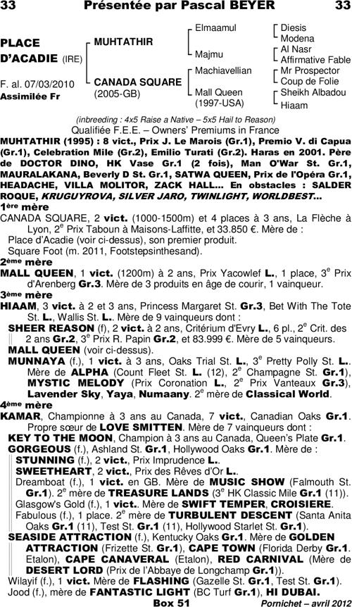 Miniature pedigree