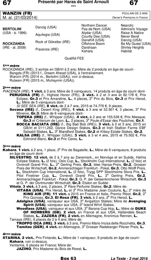 Miniature pedigree