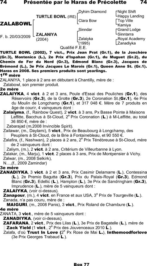 Miniature pedigree