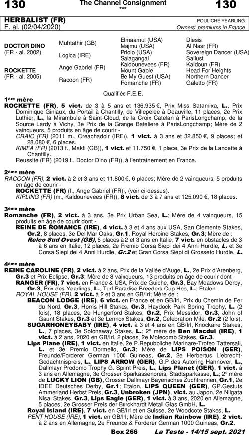 Miniature pedigree